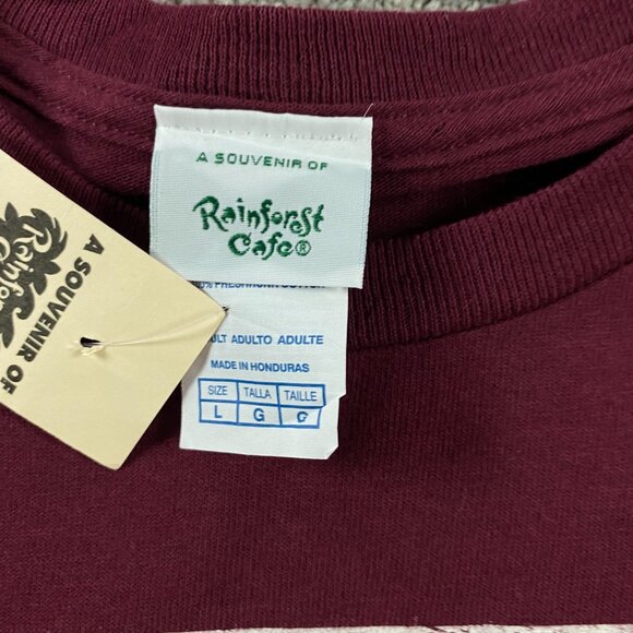 NWT Vintage Rainforest Cafe Long Sleeve T Shirt Adult Large - Picture 3 of 8